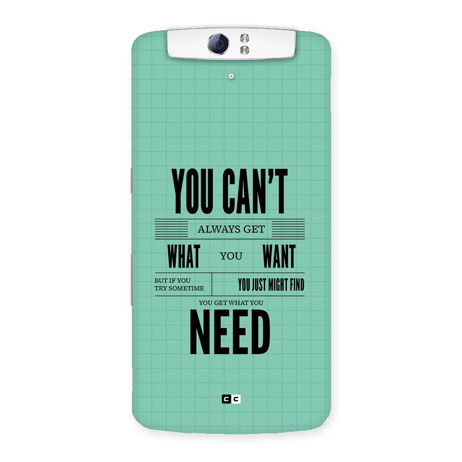 Cant Always Get Back Case for Oppo N1