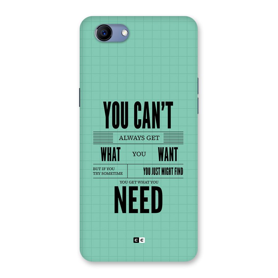 Cant Always Get Back Case for Realme 1