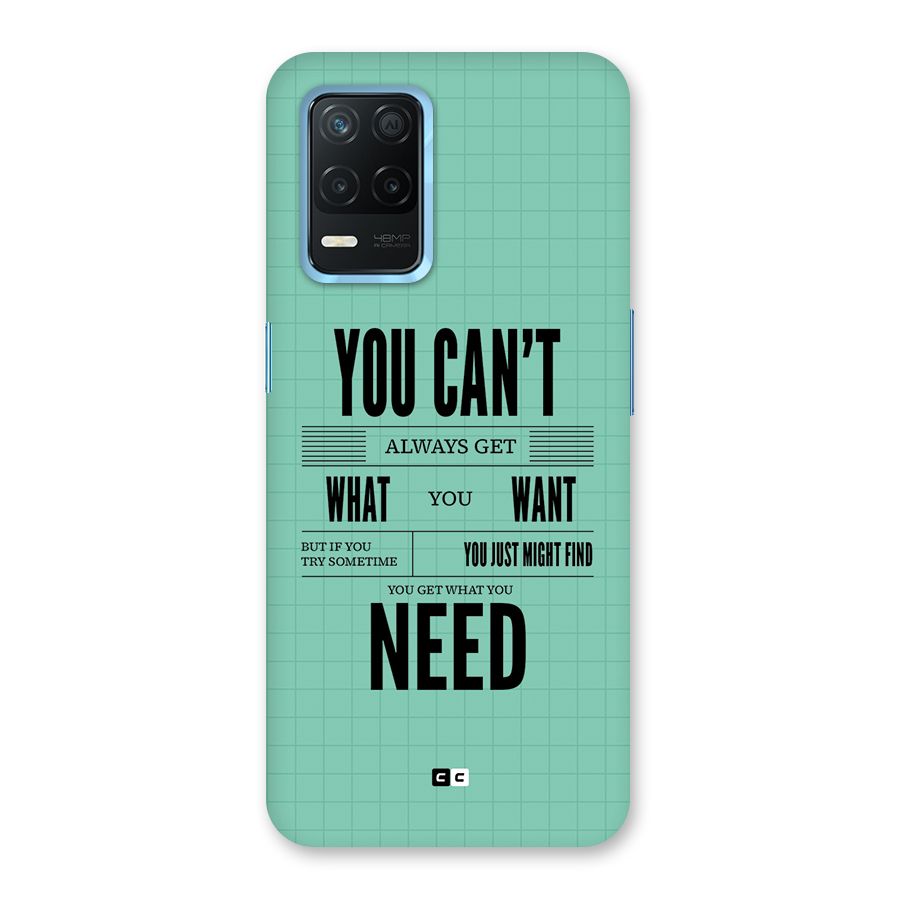 Cant Always Get Back Case for Realme 8 5G