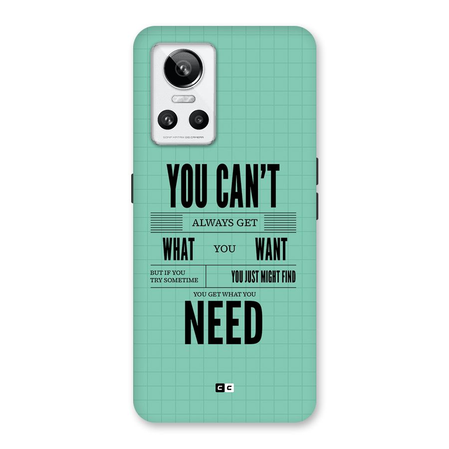 Cant Always Get Back Case for Realme GT Neo 3
