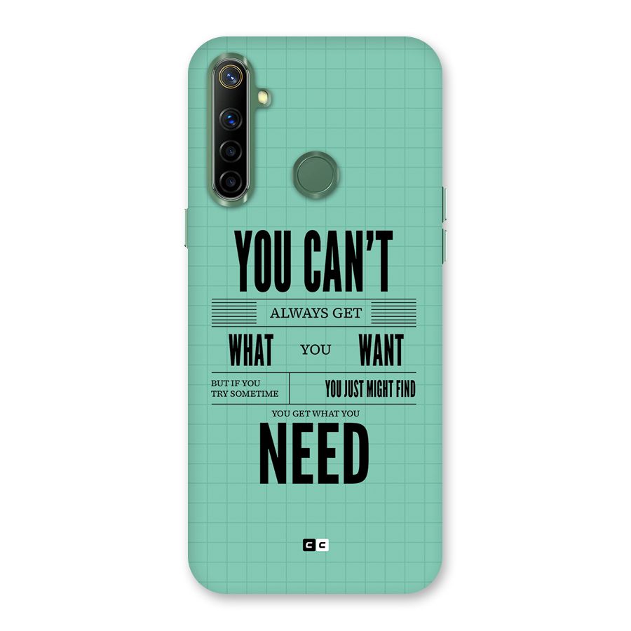Cant Always Get Back Case for Realme Narzo 10