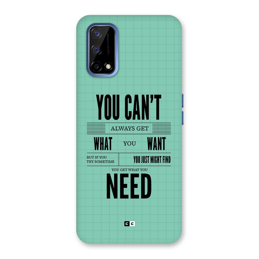 Cant Always Get Back Case for Realme Narzo 30 Pro