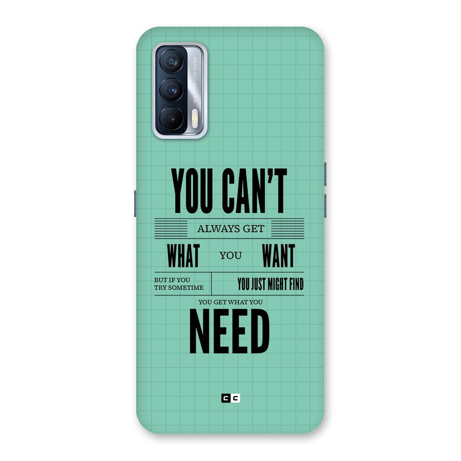 Cant Always Get Back Case for Realme X7