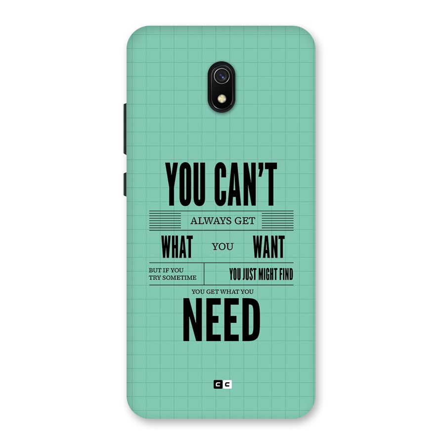 Cant Always Get Back Case for Redmi 8A