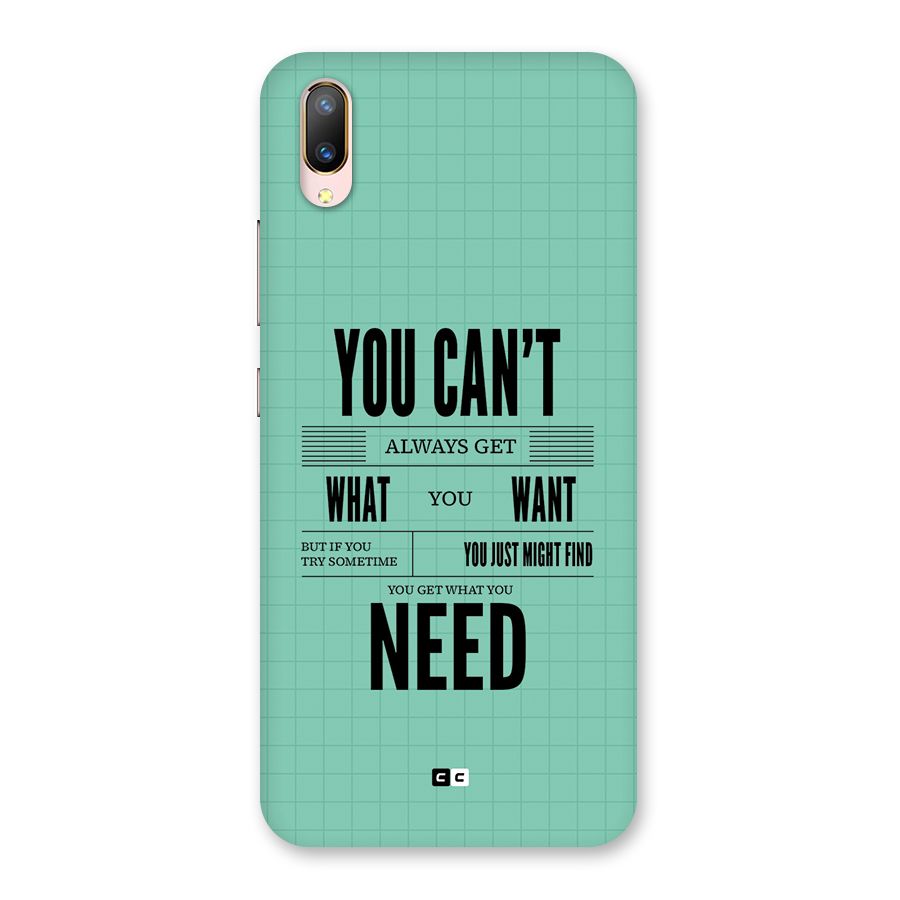 Cant Always Get Back Case for Vivo V11 Pro