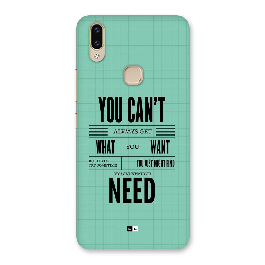 Cant Always Get Back Case for Vivo V9 Youth