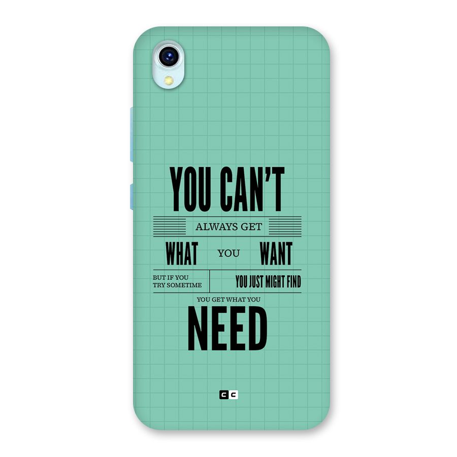 Cant Always Get Back Case for Vivo Y1s