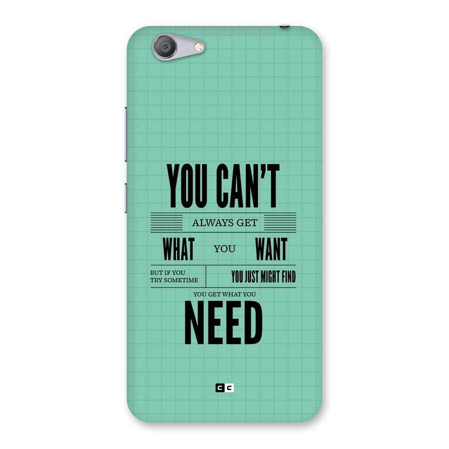 Cant Always Get Back Case for Vivo Y53