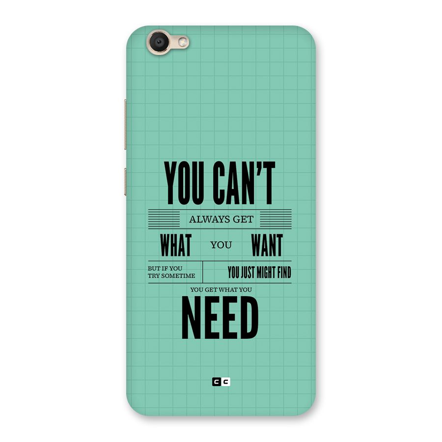 Cant Always Get Back Case for Vivo Y67