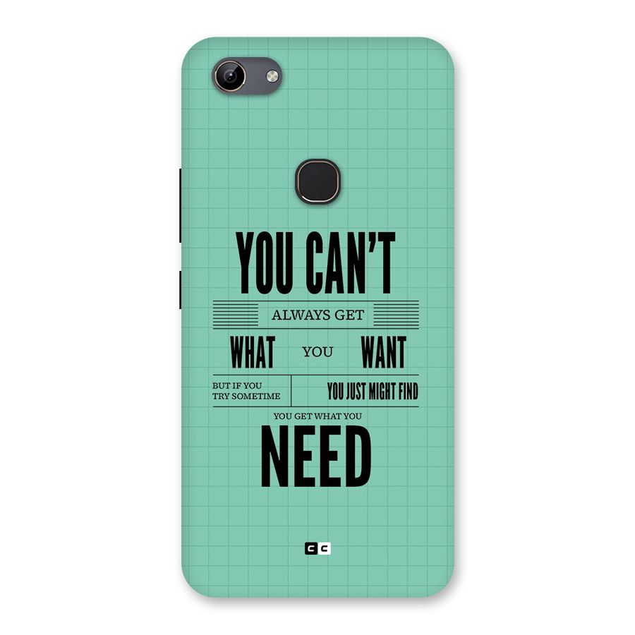 Cant Always Get Back Case for Vivo Y81