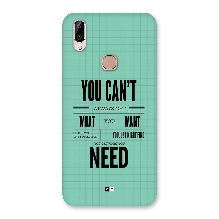 Cant Always Get Back Case for Vivo Y83 Pro