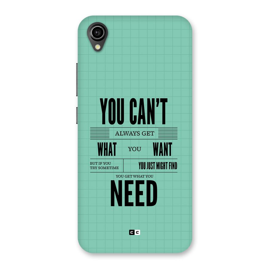 Cant Always Get Back Case for Vivo Y90