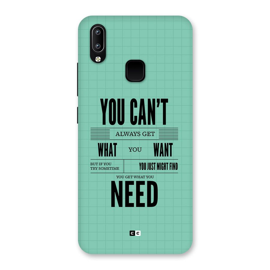 Cant Always Get Back Case for Vivo Y93