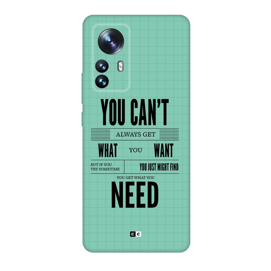 Cant Always Get Back Case for Xiaomi 12 Pro