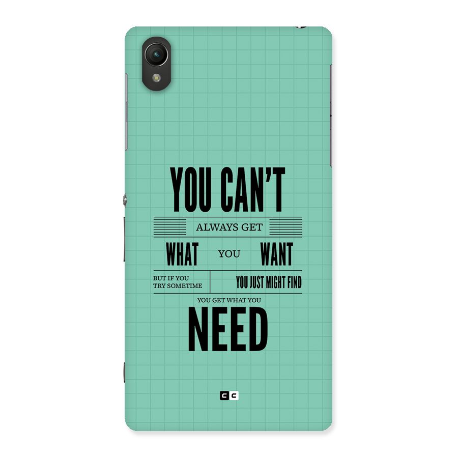 Cant Always Get Back Case for Xperia Z2