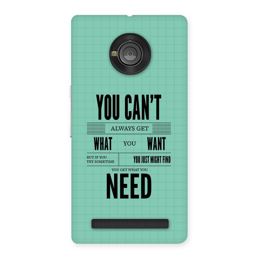 Cant Always Get Back Case for Yuphoria