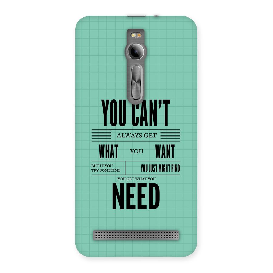 Cant Always Get Back Case for Zenfone 2