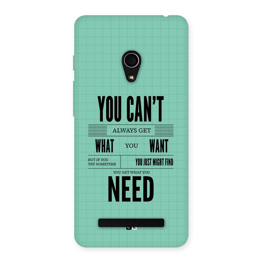 Cant Always Get Back Case for Zenfone 5