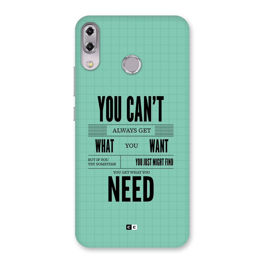 Cant Always Get Back Case for Zenfone 5Z