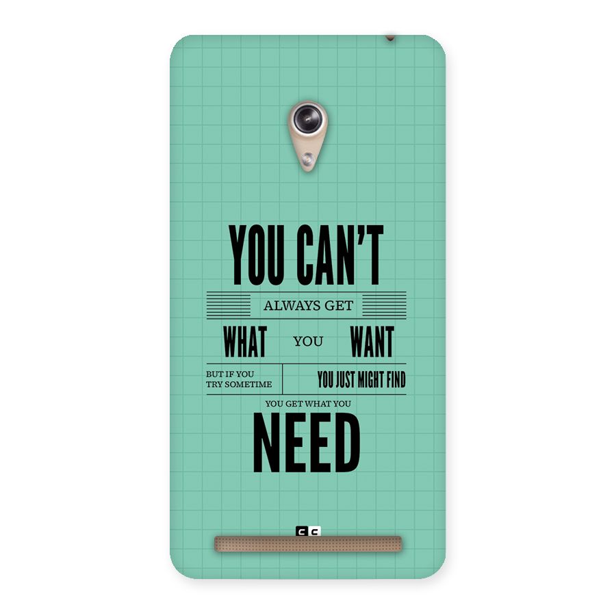 Cant Always Get Back Case for Zenfone 6