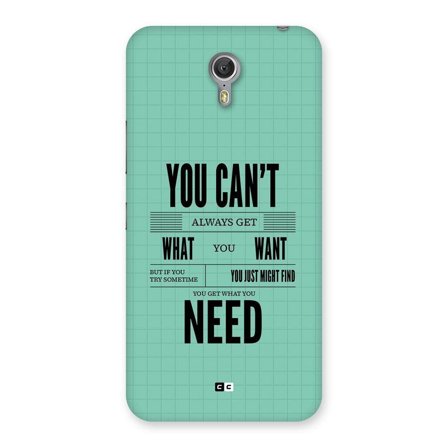 Cant Always Get Back Case for Zuk Z1
