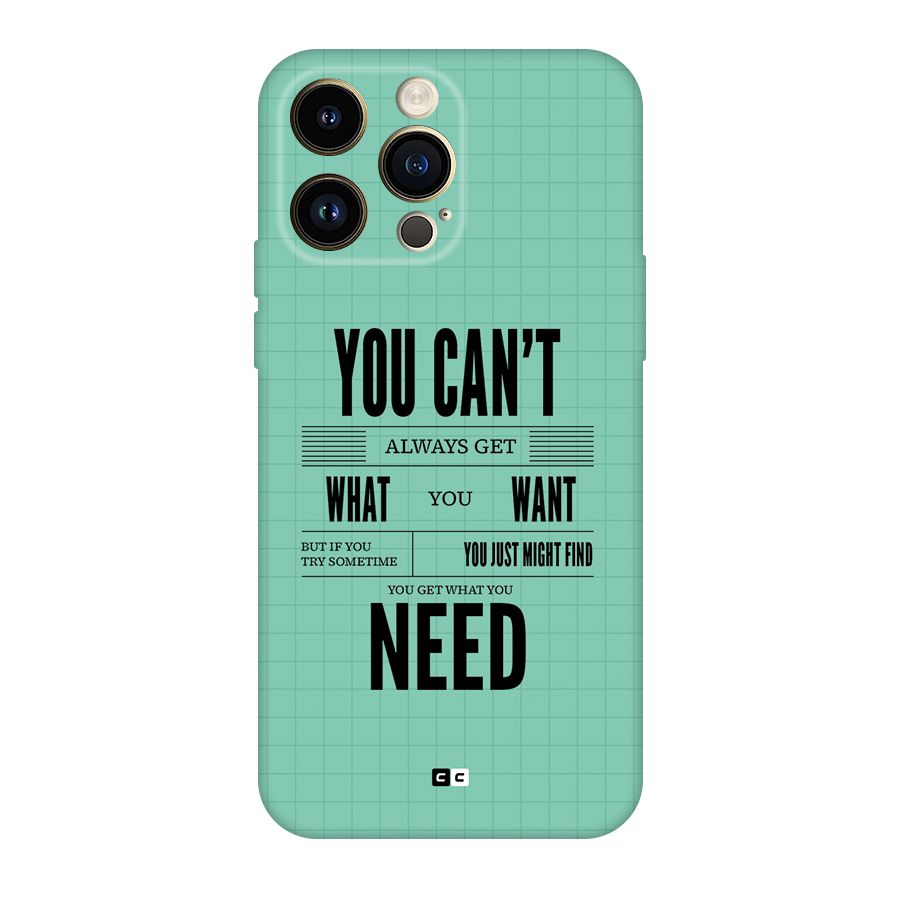 Cant Always Get Back Case for iPhone 14 Pro Max