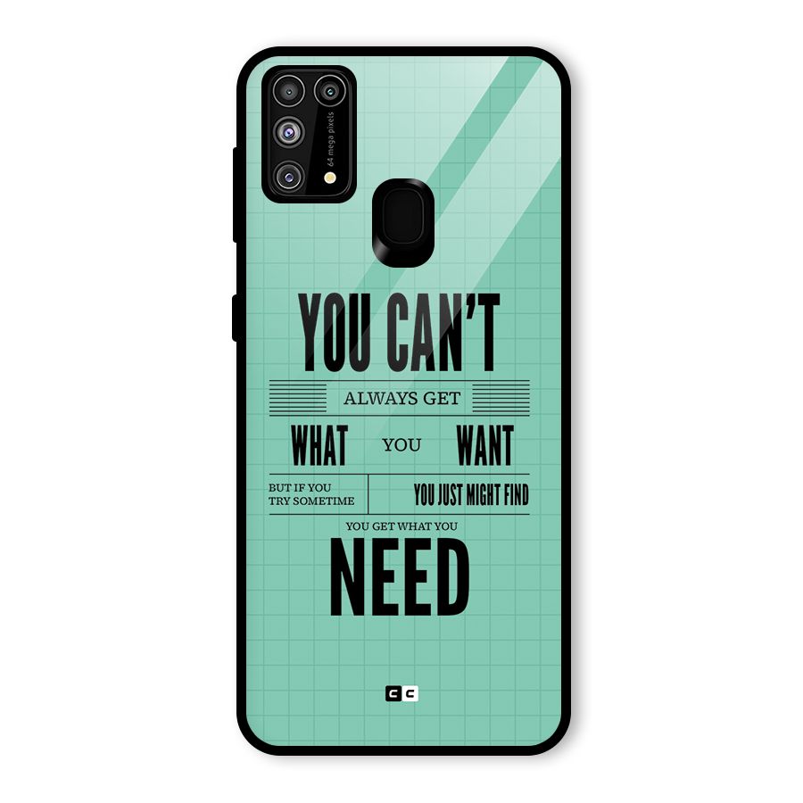 Cant Always Get Glass Back Case for Galaxy F41