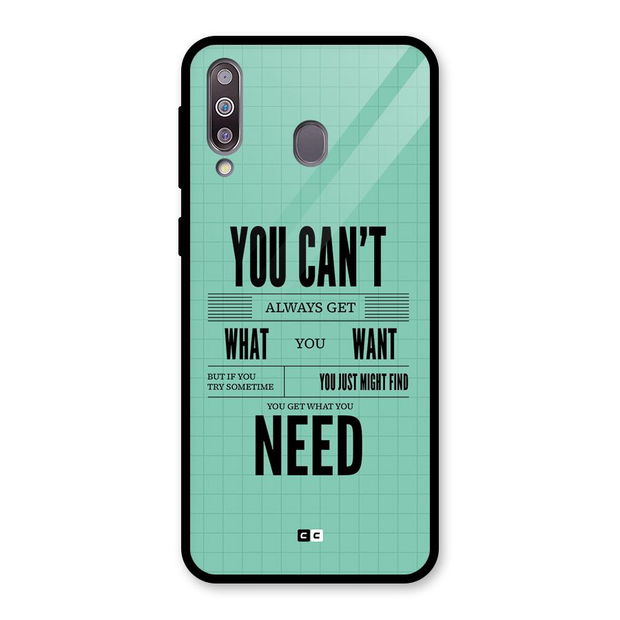 Cant Always Get Glass Back Case for Galaxy M30