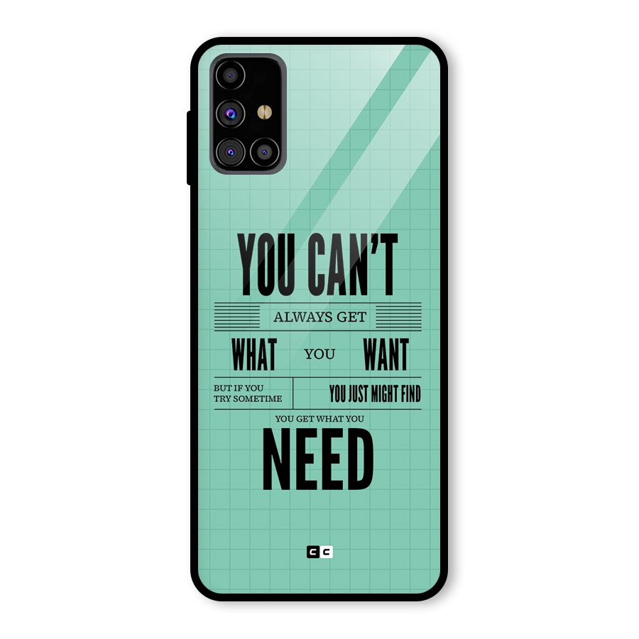 Cant Always Get Glass Back Case for Galaxy M31s