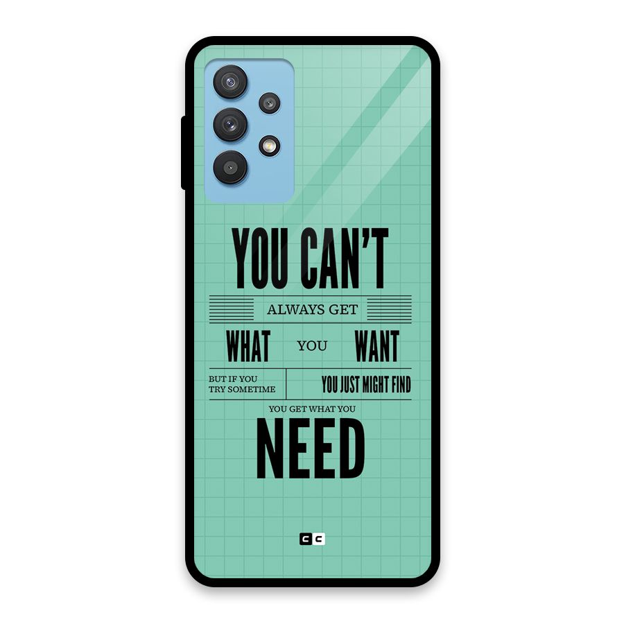 Cant Always Get Glass Back Case for Galaxy M32 5G