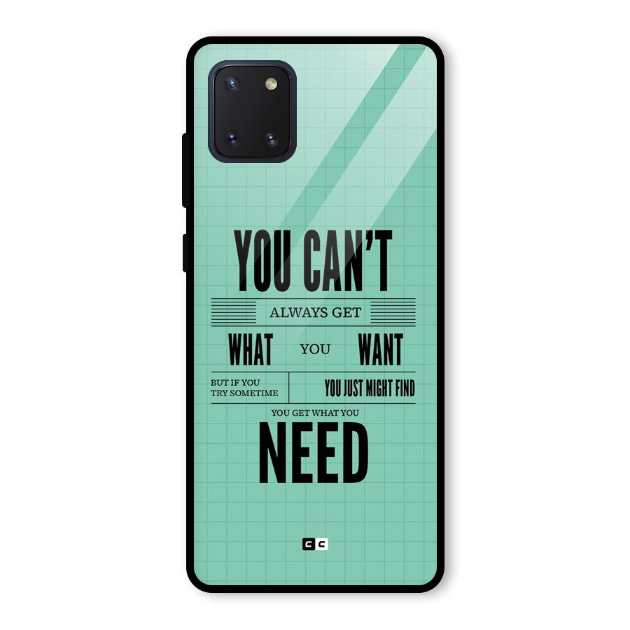 Cant Always Get Glass Back Case for Galaxy Note 10 Lite
