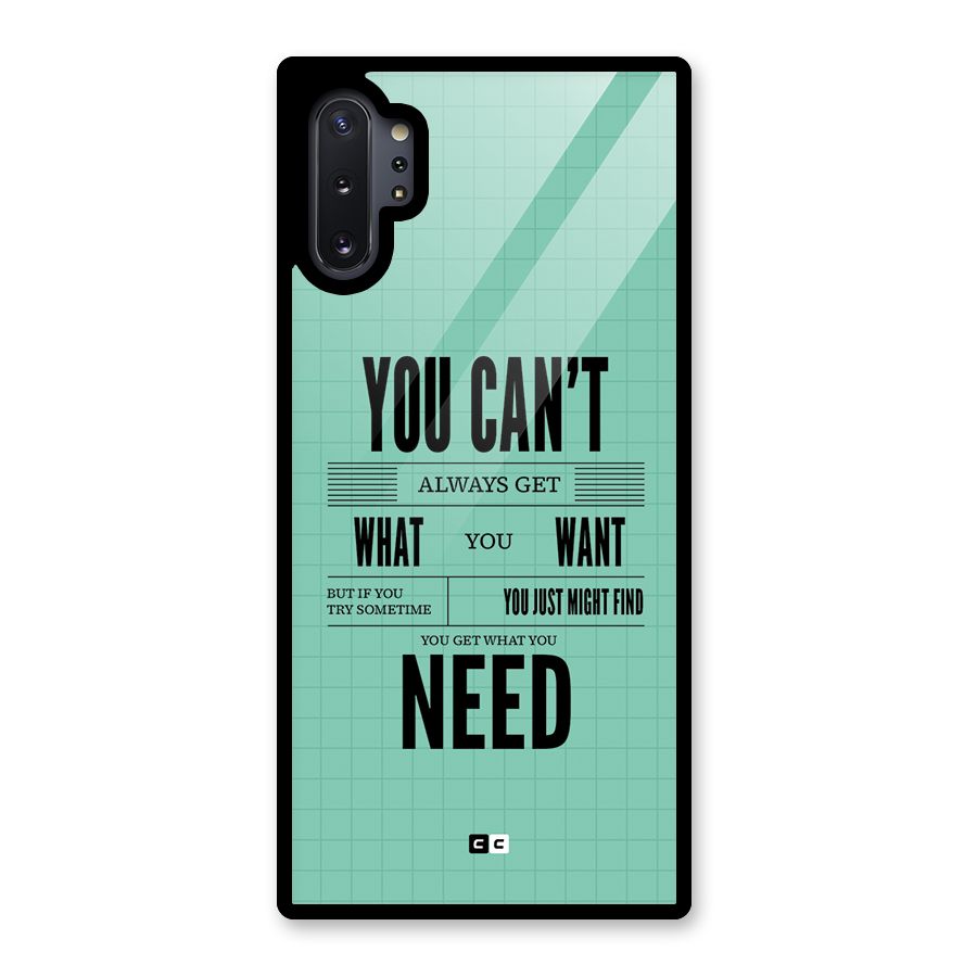 Cant Always Get Glass Back Case for Galaxy Note 10 Plus