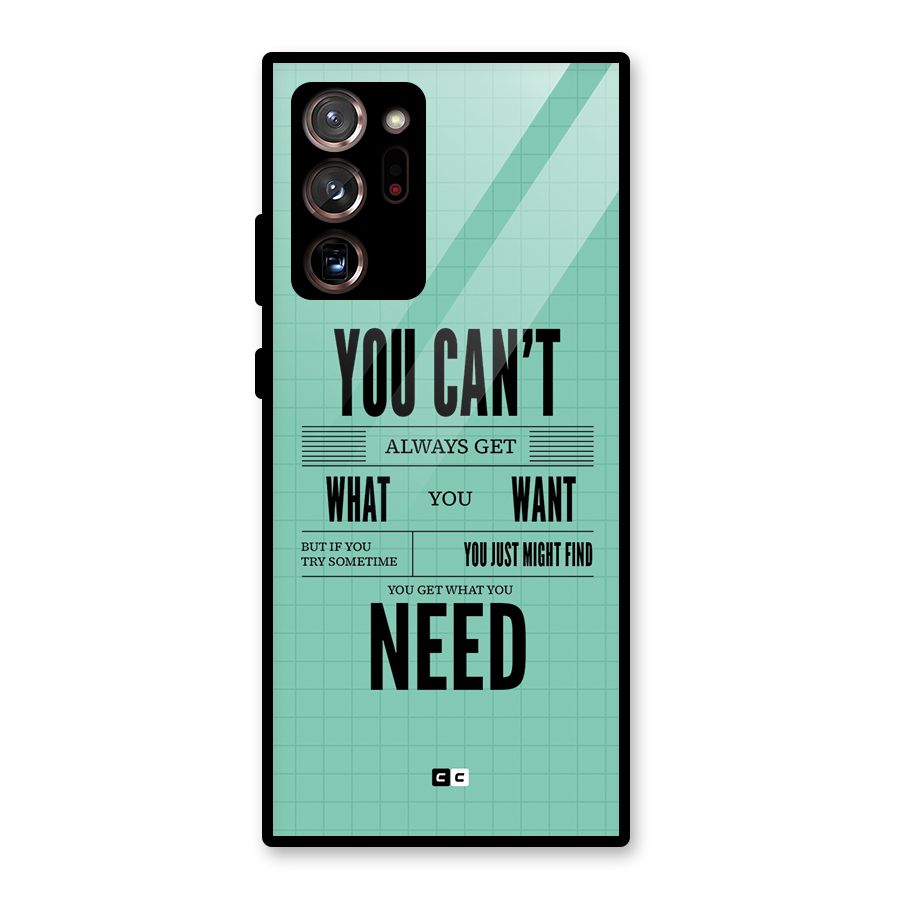 Cant Always Get Glass Back Case for Galaxy Note 20 Ultra
