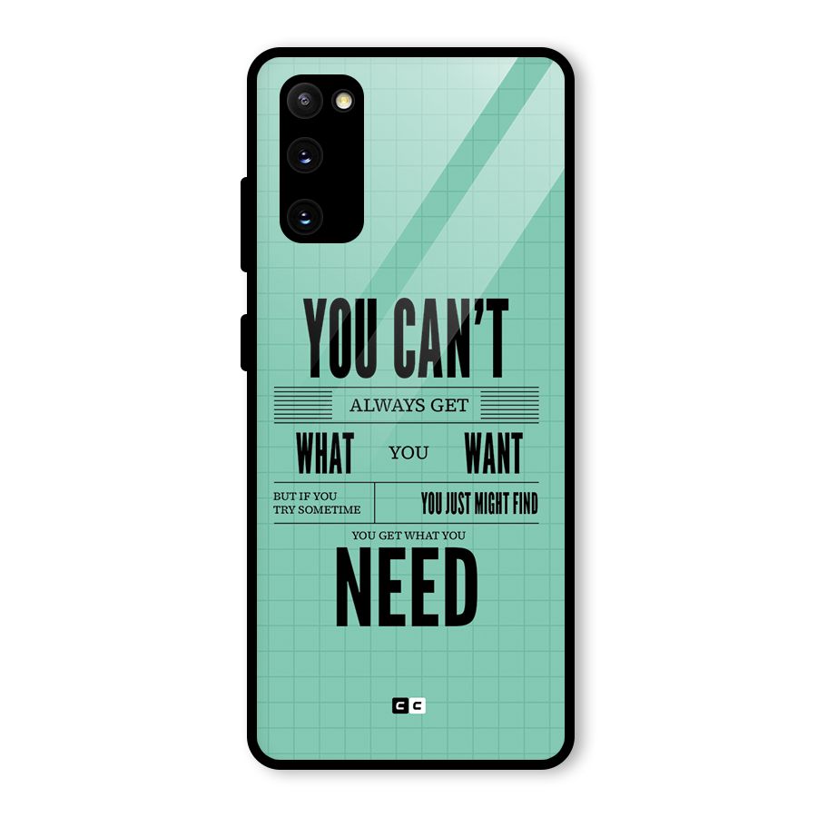 Cant Always Get Glass Back Case for Galaxy S20 FE 5G