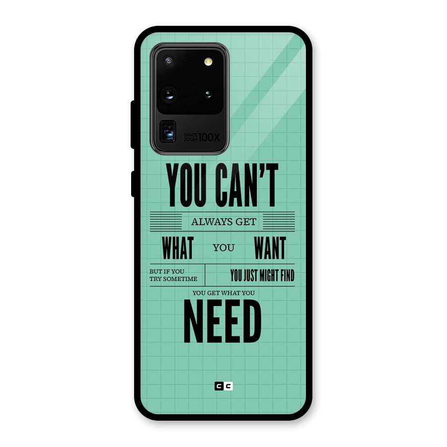 Cant Always Get Glass Back Case for Galaxy S20 Ultra