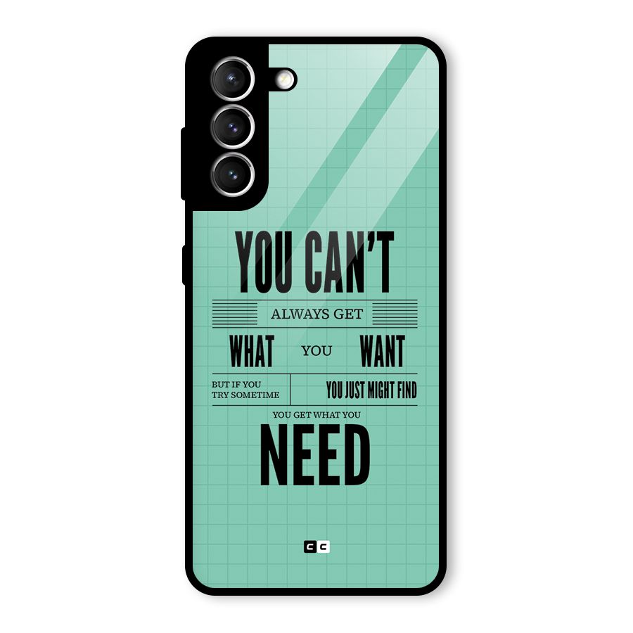 Cant Always Get Glass Back Case for Galaxy S21 5G