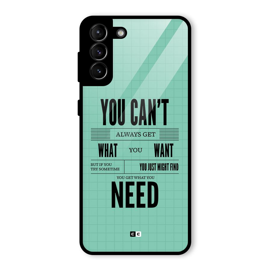 Cant Always Get Glass Back Case for Galaxy S21 Plus