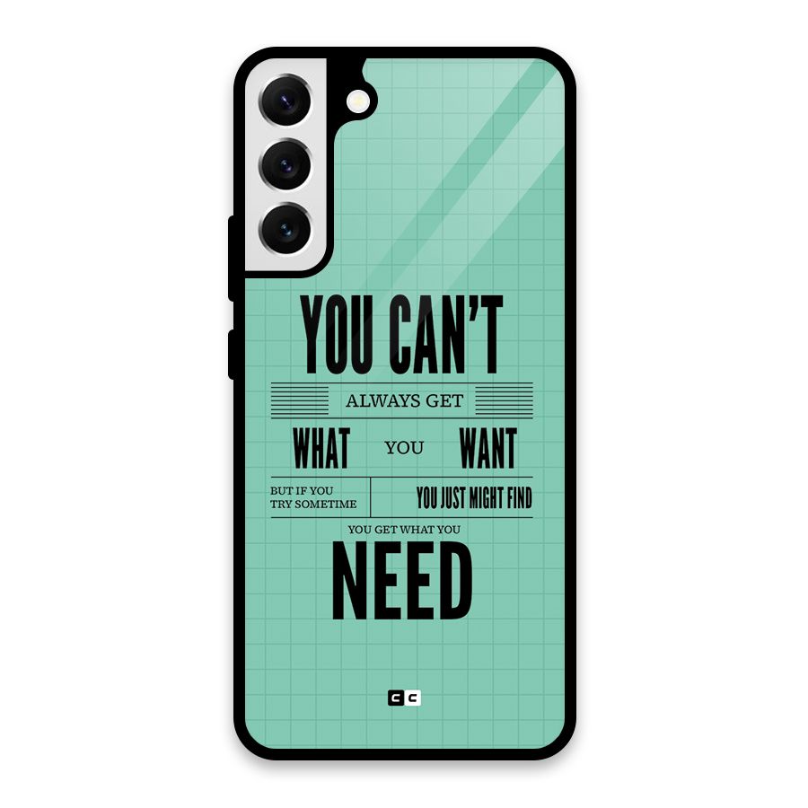 Cant Always Get Glass Back Case for Galaxy S22 Plus 5G