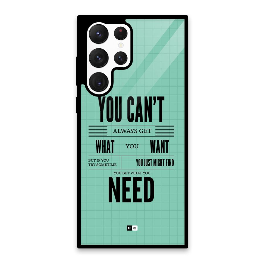 Cant Always Get Glass Back Case for Galaxy S22 Ultra 5G
