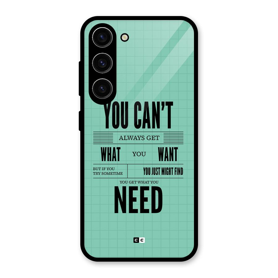 Cant Always Get Glass Back Case for Galaxy S23