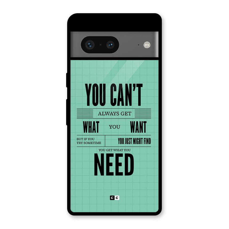 Cant Always Get Glass Back Case for Google Pixel 7