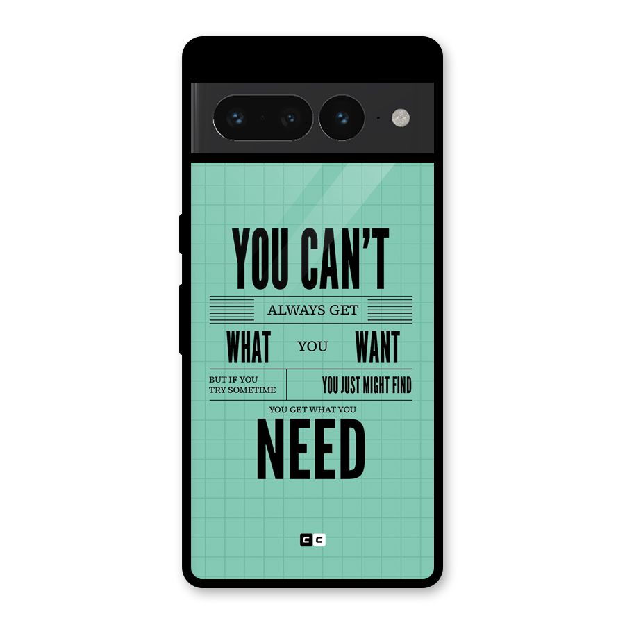 Cant Always Get Glass Back Case for Google Pixel 7 Pro
