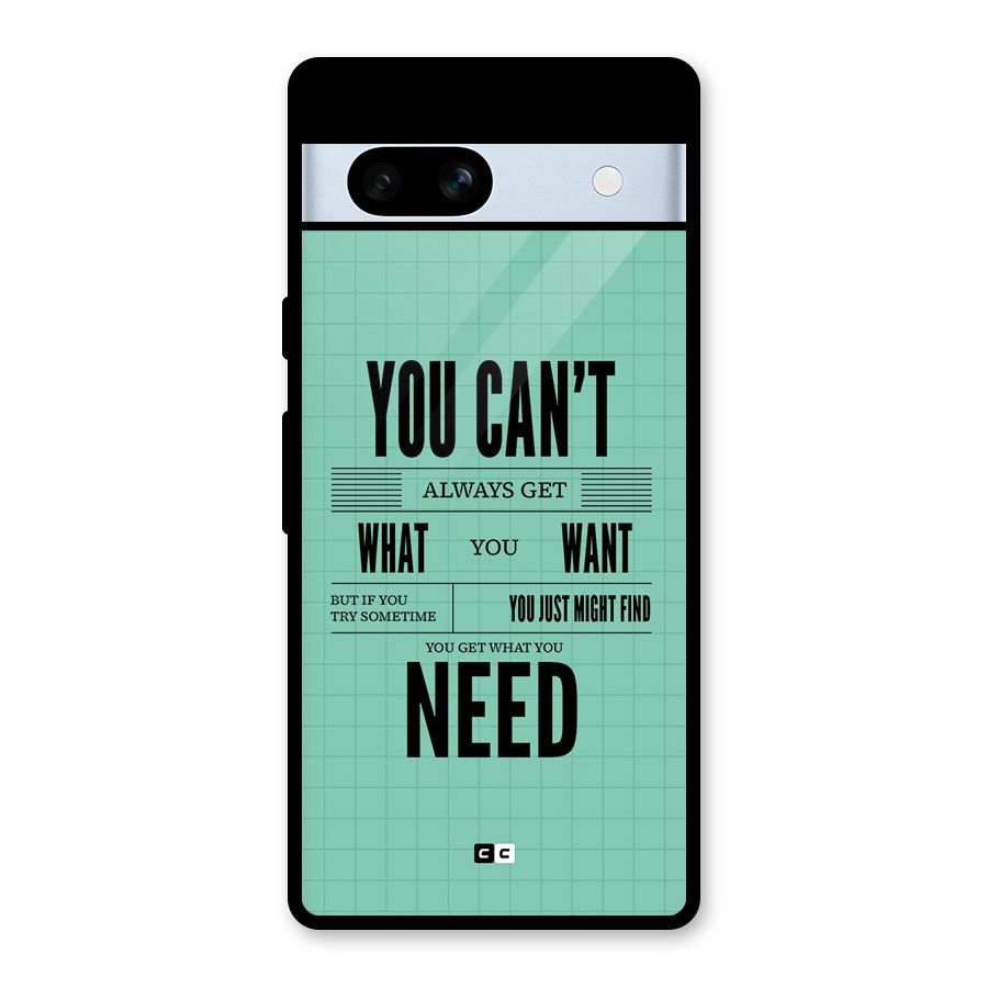 Cant Always Get Glass Back Case for Google Pixel 7a