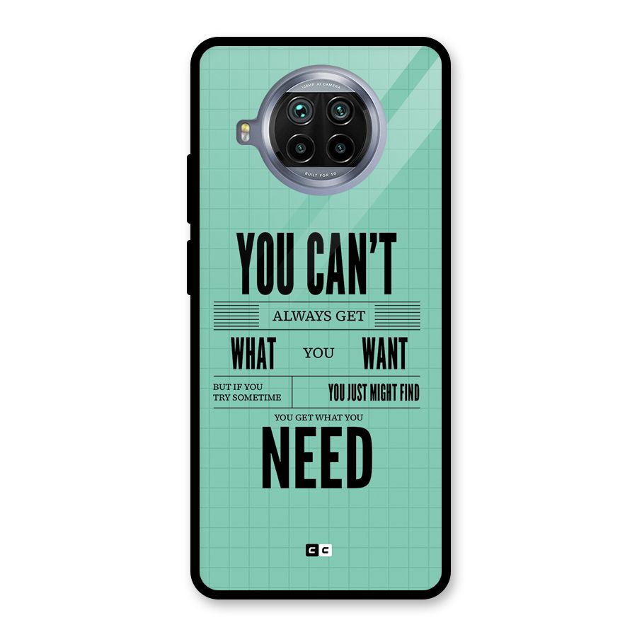 Cant Always Get Glass Back Case for Mi 10i