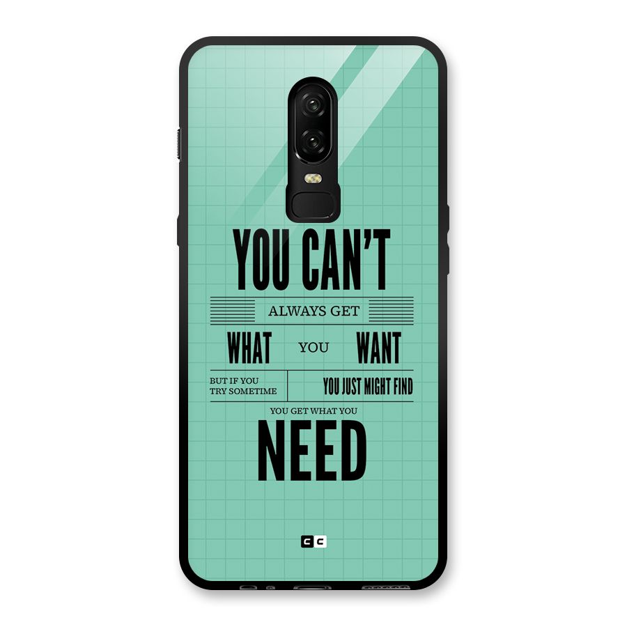 Cant Always Get Glass Back Case for OnePlus 6