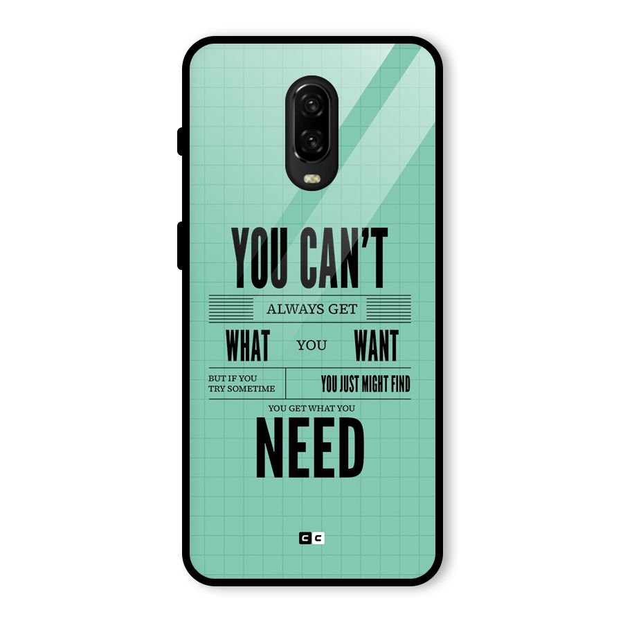 Cant Always Get Glass Back Case for OnePlus 6T