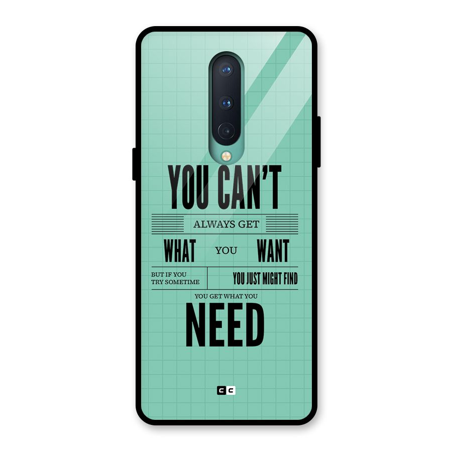 Cant Always Get Glass Back Case for OnePlus 8