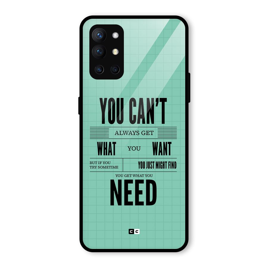 Cant Always Get Glass Back Case for OnePlus 9R
