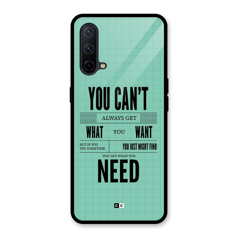 Cant Always Get Glass Back Case for OnePlus Nord CE 5G