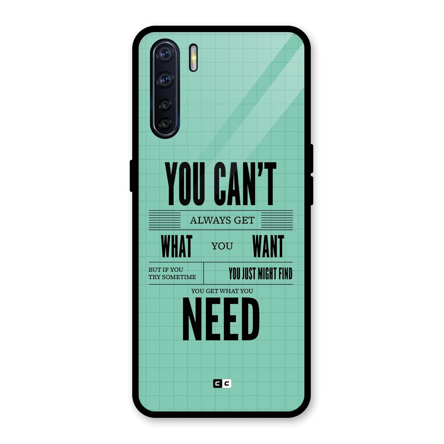 Cant Always Get Glass Back Case for Oppo F15